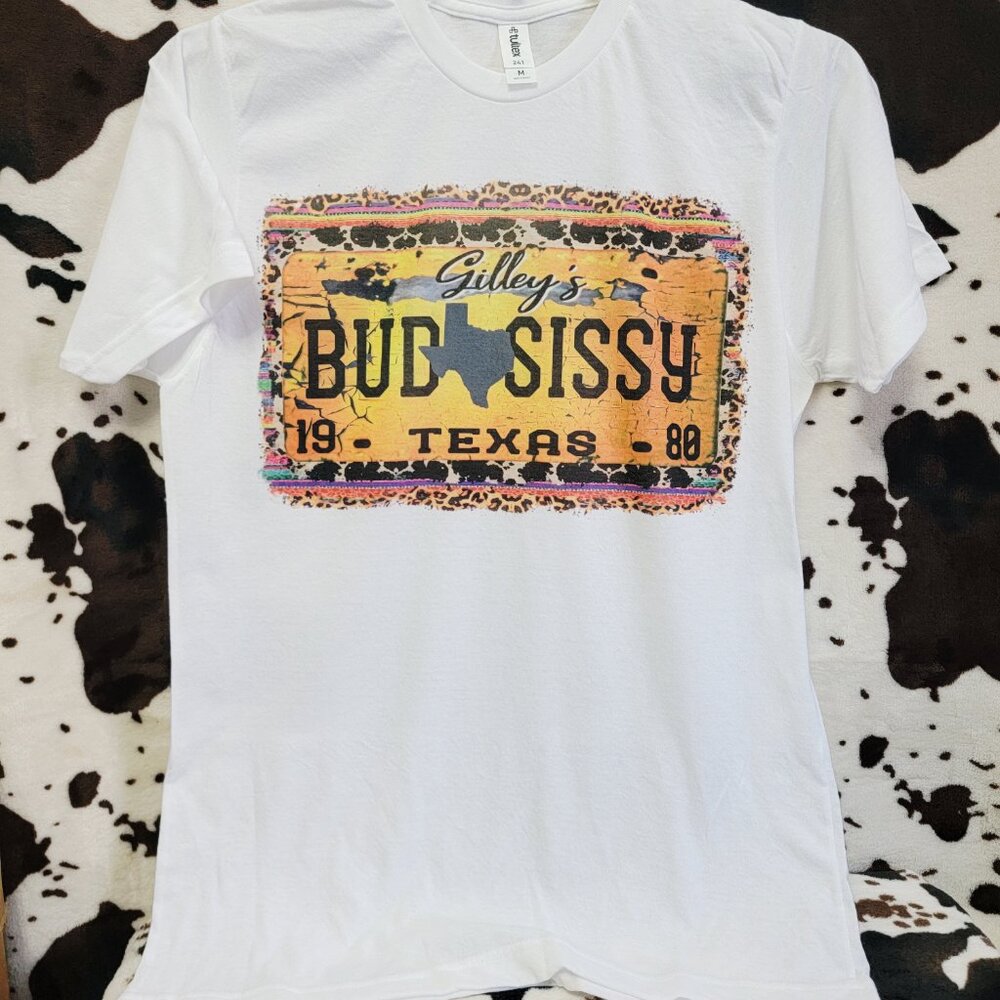 Bud And Sissy Graphic T Shirt Trendy Boutique Style Tee Women Gift White - Picture 5 of 8